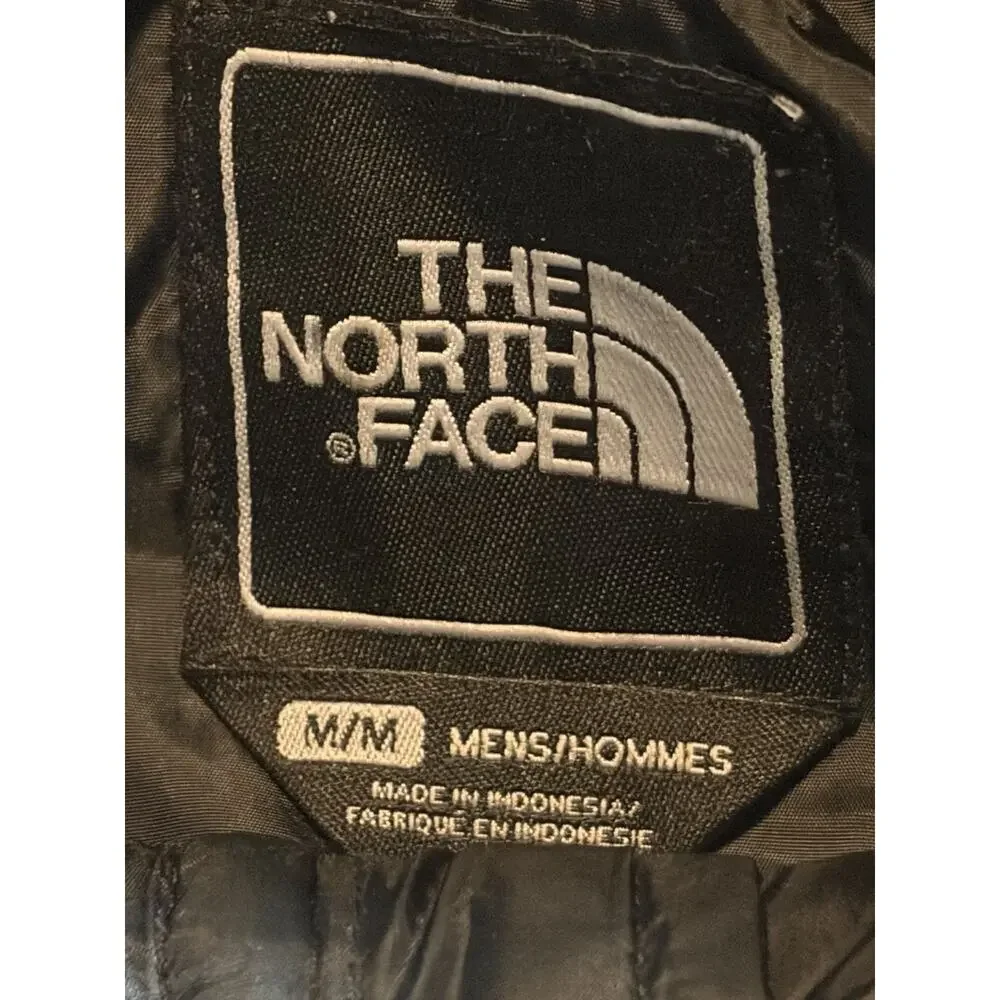 The North Face Men's Full Zip Quilted Puffer Jacket Black Insulated Size Medium